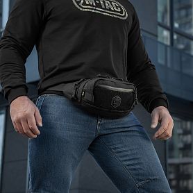 M-Tac  Waist Bag Hex Black