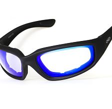 Окуляри фотохромні (захисні) Global Vision KickBack Photochromic (G-Tech™ blue) Anti Fog, фотохромні дзеркальні сині **