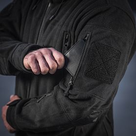 M-Tac куртка флисовая Windblock Division Gen.II черная